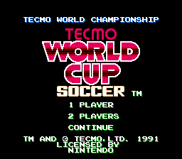 Tecmo World Cup Soccer screenshot 5 for Famicom